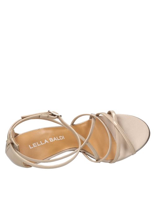 Sandali in vernice LELLA BALDI | LT948 VERN.BEIGE